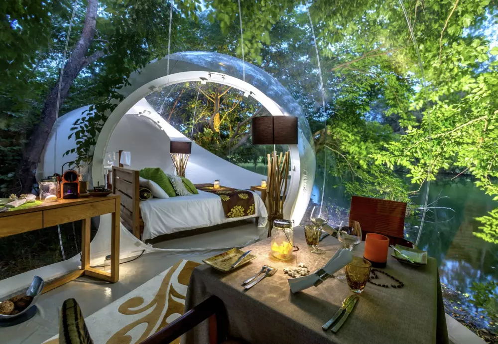 stargazing bubble dome tent